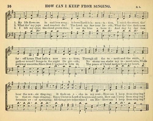 HOW CAN I KEEP FROM SINGING